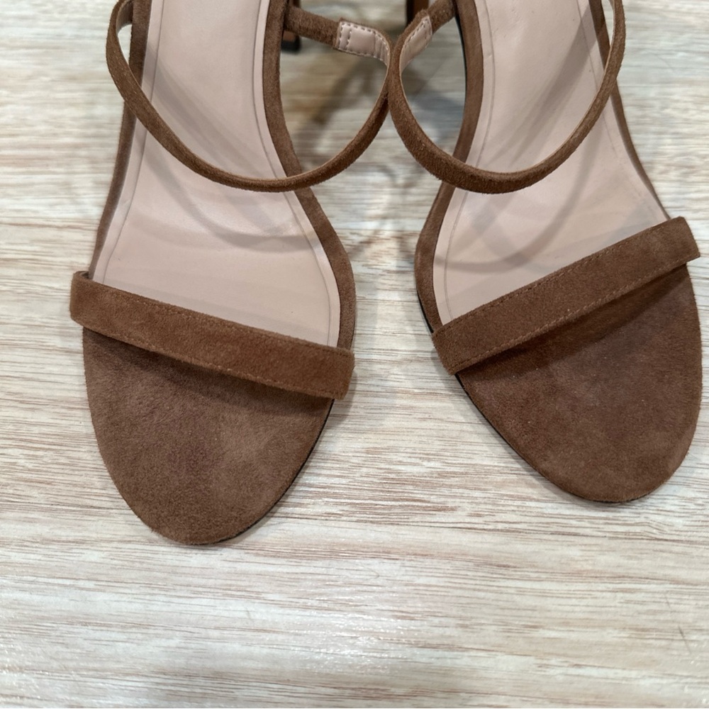 Brown Suede Strappy Women's Heels Size 8.5 by Banana Republic - Picture 9 of 11